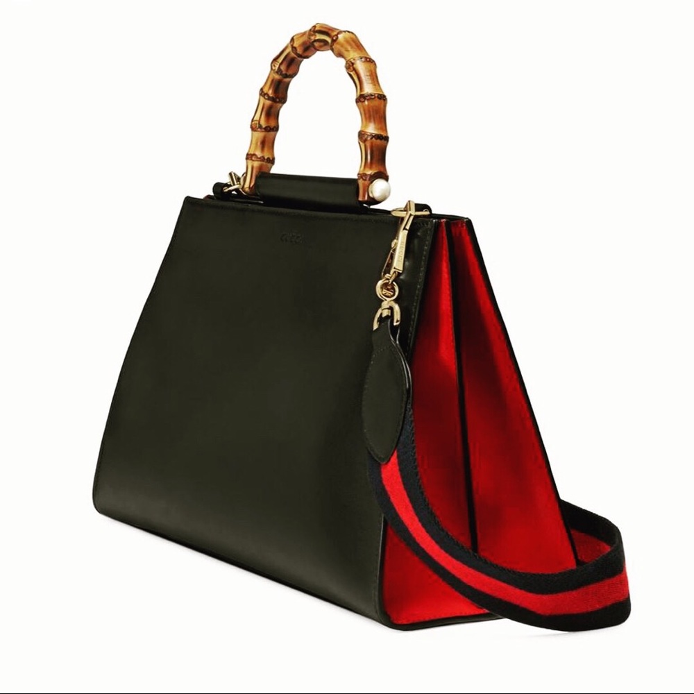 Gucci Nymphaea Bamboo Top Handle